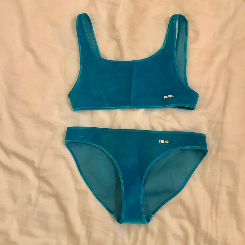 Triangl Blue Velvet Bikini